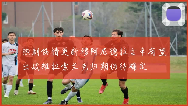 热刺伤情更新穆阿尼德拉古辛有望出战维拉索兰克归期仍待确定